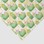 Wildkaktmuster Aquarellgewebe des Party Seidenpapier (Ausschnitt)