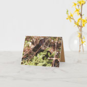 Wildkaninchen-Blankenkarte Karte (Gelbe Blume)