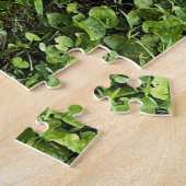 Wildkaninchen im Gras und Klee, Rätsel Puzzle (Seite)