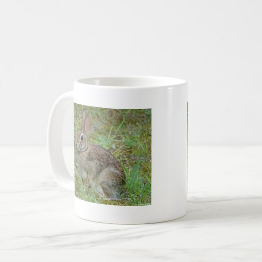 Wildkaninchen Ostküstenschwanz II Apparel & Gesche Kaffeetasse (Vorderseite Links)