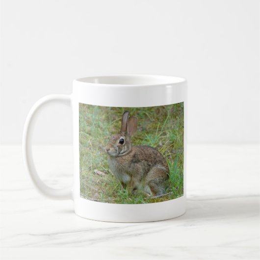 Wildkaninchen Ostküstenschwanz II Apparel & Gesche Kaffeetasse (Links)