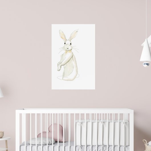 Wildkaninchen-Skizze Poster (Kinderzimmer 2)