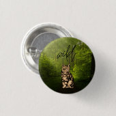 Wildkatze Button (Vorne & Hinten)