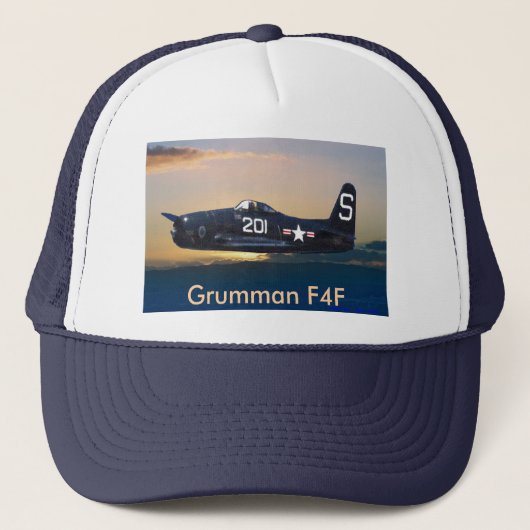 Wildkatze Grummans F4F, Grumman F4F Truckerkappe (Vorderseite)