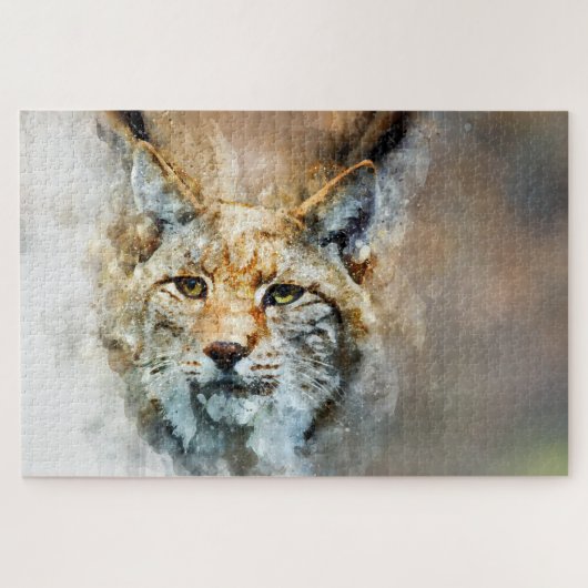 Wildkatze-Puzzle Puzzle (Horizontal)