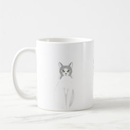 Wildkatze Wasserfarbe Liebhaber von Katzen Kaffeetasse