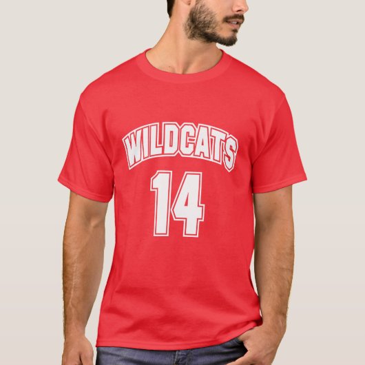 Wildkatzen 14 Jersey T-Shirt (Vorderseite)