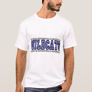 Wildkatzen 3d: Fußball, Basketball, Baseball-Shirt T-Shirt