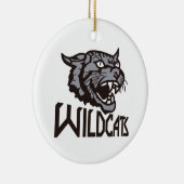 Wildkatzen Keramikornament (Rechts)