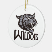 Wildkatzen Keramikornament (Links)