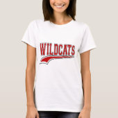 Wildkatzen Mascot (Rot) Shirt (Vorderseite)