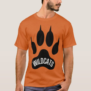 Wildkatzen Paw Distressed Grunge Wildkatzen Pride T-Shirt