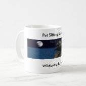 WILDKATZEN Pet sitzende SCHALE Kaffeetasse (Vorderseite Links)