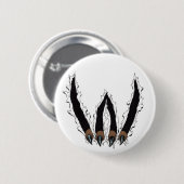 Wildkatzen-Sport-Team-Greifer, der durch - Al Rio Button (Vorne & Hinten)