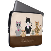 Wildkatzen-Team Laptopschutzhülle (Vorne Rechts)