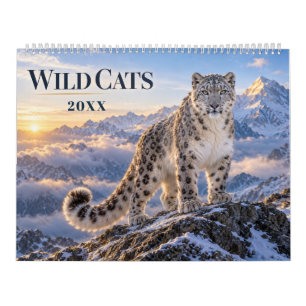 Wildkatzen-Wildlife-Fotografie Kalender