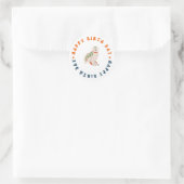 Wildkeule-Rundaufkleber Runder Aufkleber (Tasche)