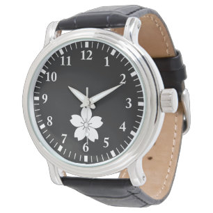 Wildkirschblüte Armbanduhr