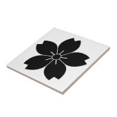 Wildkirschblüte Fliese (Seite)