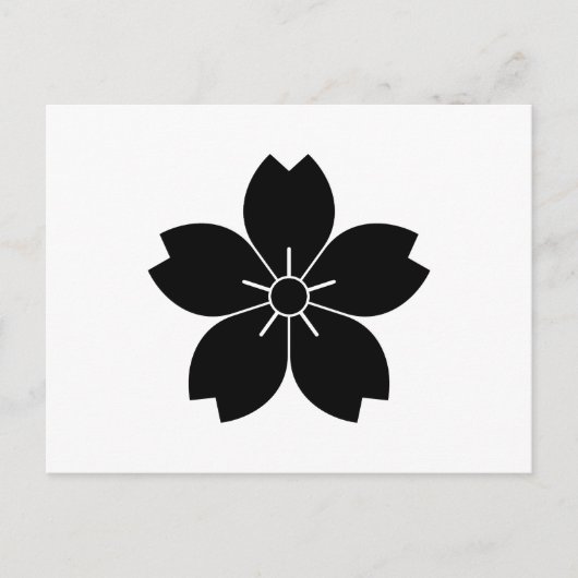 Wildkirschblüte Postkarte (Vorderseite)