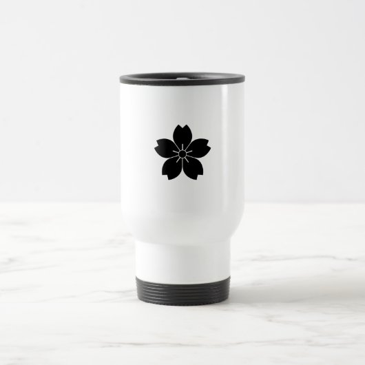 Wildkirschblüte Reisebecher (Mittel)