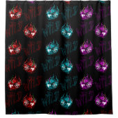 Wildkirsche Duschvorhang (Vorderseite)