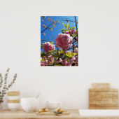 Wildkirsche Rosa Blossom Tree Poster (Küche)