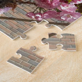 Wildkirsche Rosa Blossom Tree Puzzle (Seite)