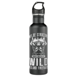 Wildland-Feuerwehrmann Edelstahlflasche