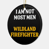 Wildland Feuerwehrmann Feuerwehrmann Keramik Ornament (Links)