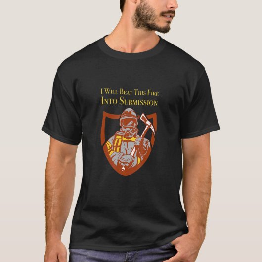 Wildland Feuerwehrmann Smokejumper Fire Eater T-Shirt (Vorderseite)
