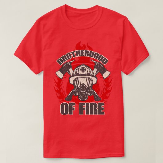 Wildland Firefighter Brotherhoold Retro (2) T-Shirt (Design vorne)