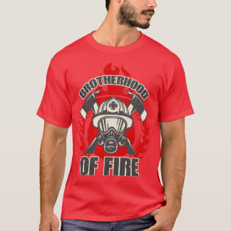 Wildland Firefighter Brotherhoold Retro (2) T-Shirt