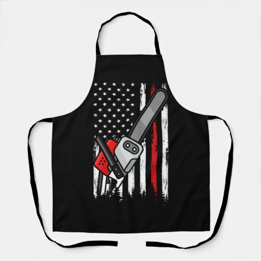 Wildland Firefighter Chainsaw Red Line American Fl Schürze (Vorderseite)