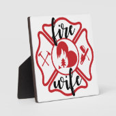 WILDLAND FRE-EHEFRAU mit maltesischem Kreuz [FW23] Fotoplatte (Vorderseite)