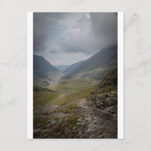 Wildlandschaft in Rumänien Postkarte