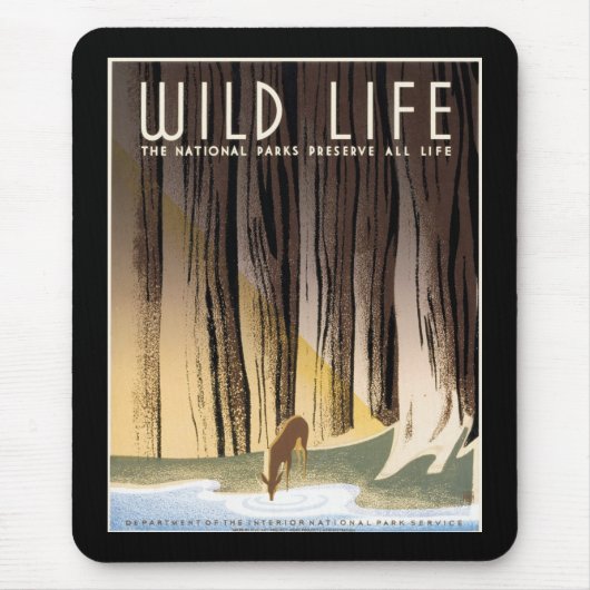 Wildleben Mousepad (Vorne)