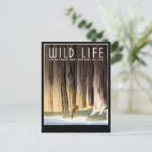 Wildleben Postkarte (Stehend Vorderseite)