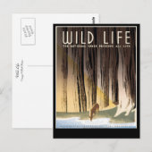 Wildleben Postkarte (Vorne/Hinten)