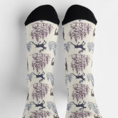 Wildlebende Hirsche Socken (Oben)