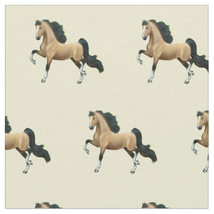 Wildleder-Amerikaner Saddlebred Pferdegewebe Stoff