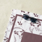 Wildleder-Doodles-Monogramm Strandtuch (Beispiel)