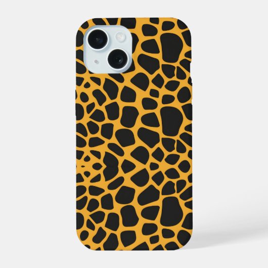 Wildleder Gepard iPhone 15 Hülle (Rückseite)