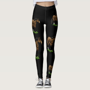 WILDLEDER-PFERD LEGGINGS