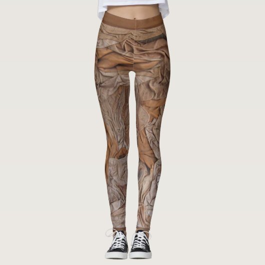 Wildleder-Skulptur Leggings (Vorderseite)