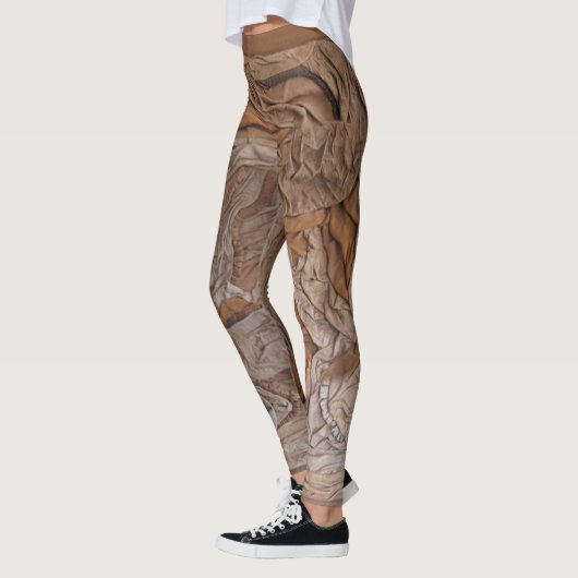 Wildleder-Skulptur Leggings (Links)