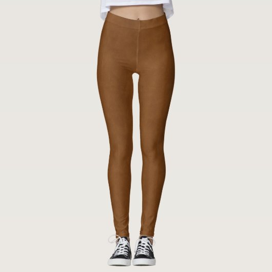 Wildleder-Wildleder-Naht - Warm, Matte Elega Leggings (Vorderseite)