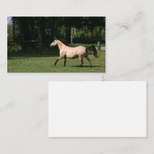 WildlederpferdeVisitenkarte Visitenkarte (Vorne/Hinten)