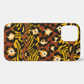 Wildleopard und Tigerhäute Case-Mate iPhone Hülle (Rückseite (Horizontal))