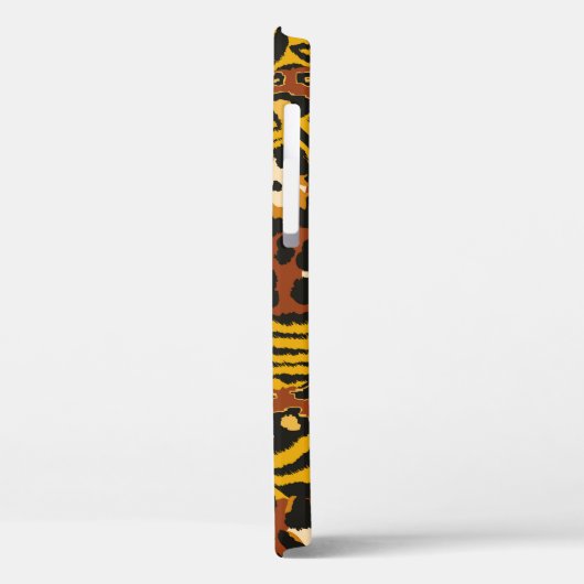 Wildleopard und Tigerhäute Case-Mate iPhone Hülle (Rückseite / Links)